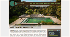 Desktop Screenshot of ecopoolsonline.com